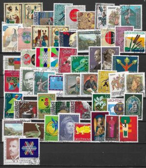 ZESTAW ZNACZKÓW LIECHTENSTEIN NR 2