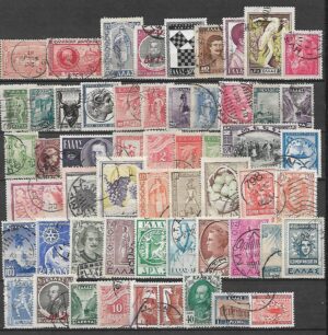 ZESTAW ZNACZKÓW GRECJA NR 1