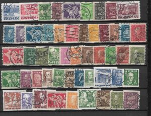 ZESTAW ZNACZKÓW SZWECJA NR 1