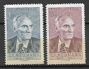 SŁAWNI LUDZIE CZECHOSŁOWACJA MI.618-619**