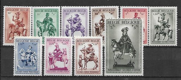 SZTUKA BELGIA MI.582-591**