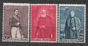 SŁAWNI LUDZIE BELGIA MI.284-286**