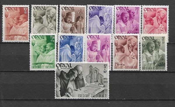 KLASZTOR BELGIA MI.553-564**