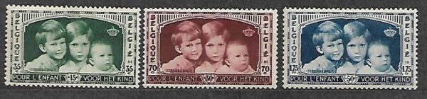 SŁAWNI LUDZIE BELGIA MI.396-398**