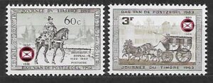 DZIEŃ ZNACZKA BELGIA MI.1452-1453**