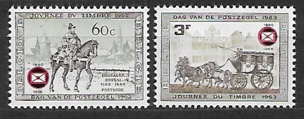 DZIEŃ ZNACZKA BELGIA MI.1452-1453**