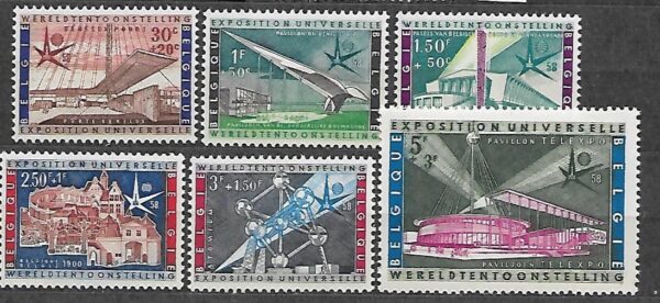 WYSTAWA BELGIA MI.1094-1099**
