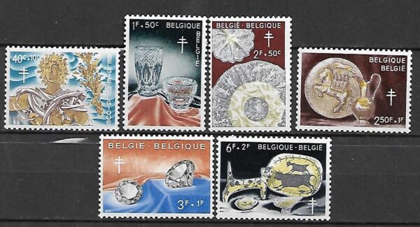 WALKA Z GRUŹLICĄ BELGIA MI.1222-1227**