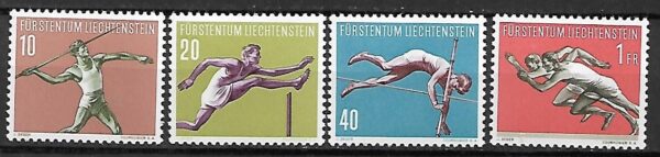 SPORT LIECHTENSTEIN MI. 342-345**
