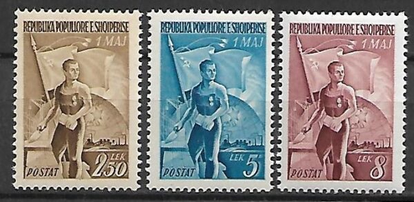 ROBOTNICY ALBANIA MI.459-461**