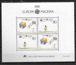 EUROPA CEPT PORTUGALIA MADERA MI.BL.10**