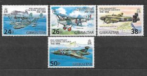 LOTNICTWO GIBRALTAR MI.822-825**