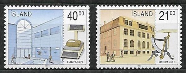 EUROPA CEPT ISLANDIA MI.726-727**
