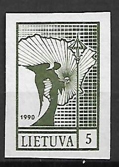 ANIOŁ  ODZYSKANIE NIEPODLEGŁOŚC LITWA MI.457b(*)