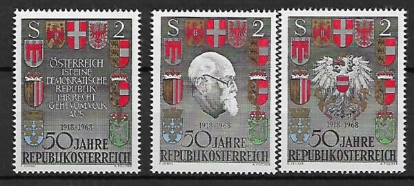 ROCZNICA AUSTRIA MI.1273-1275**