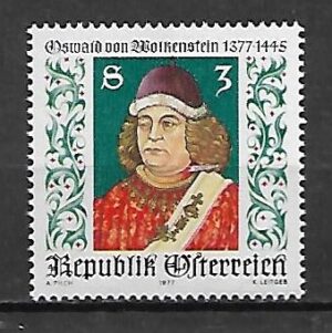 SŁAWNI LUDZIE AUSTRIA MI.1541**