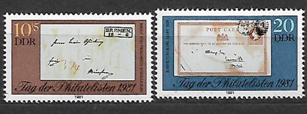 DZIEŃ ZNACZKA DDR MI.2646-2647**