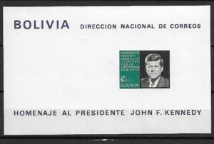 J.F.KENNEDY BOLIWIA MI.BL.21**