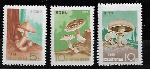 GRZYBY KOREA MI.856-858**