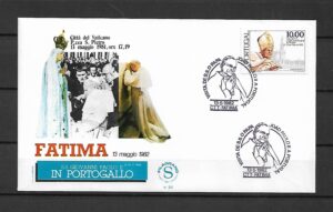 WIZYTA JANA PAWŁA II PORTUGALIA-VILA VICOSA KOPERTA