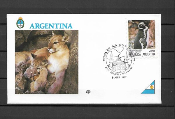 WIZYTA JANA PAWŁA II ARGENTYNA-PARANA KOPERTA