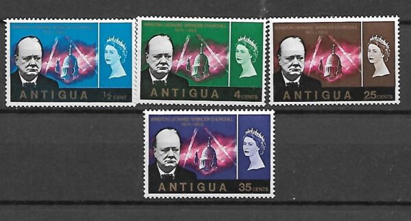 W.CHURCHILL ANTIGUA MI.146-149**