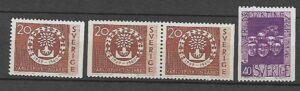 SŁANIA SZWECJA MI.457-458A,D,C**