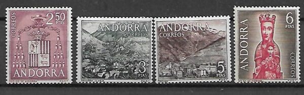 KRAJOBRAZY ANDORRA HISZPAŃSKA MI.63-66**