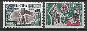 EUROPA CEPT ANDORRA FRANCUSKA MI.274-275**