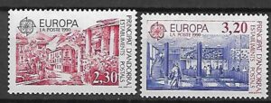 EUROPA CEPT ANDORRA FRANCUSKA MI.409-410**