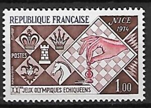 SZACHY FRANCJA MI.1878**