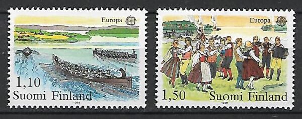 EUROPA CEPT FINLANDIA MI.881-882**