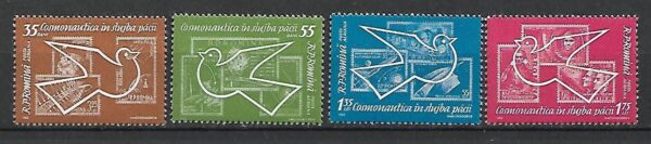 DZIEŃ ZNACZKA RUMUNIA MI.2086-2089**