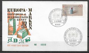 EUROPA CEPT RFN MI.1175 FDC