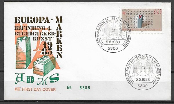 EUROPA CEPT RFN MI.1175 FDC