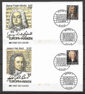 FDC EUROPA CEPT RFN MI.1248-1249
