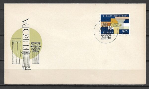 EUROPA CEPT LIECHTENSTEIN MI.431 FDC 1