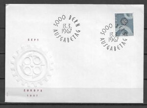 EUROPA CEPT SZWAJCARIA MI.850 FDC