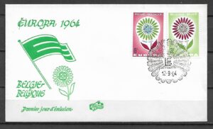 EUROPA CEPT BELGIA MI.1358-1359 FDC
