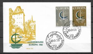 EUROPA CEPT BELGIA MI.1446-1447 FDC