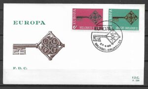 EUROPA CEPT BELGIA MI.1511-1512 FDC 1