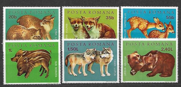 ZWIERZĘTA RUMUNIA MI.3005-3010**