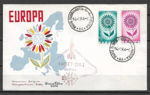 EUROPA CEPT WŁOCHY MI.1164-1165 FDC