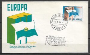 EUROPA CEPT SAN MARINO MI.781 FDC