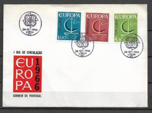 EUROPA CEPT PORTUGALIA MI.1012-1014 FDC