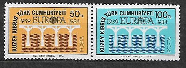 EUROPA CEPT CYPR TURECKI MI.142-143**PARKA