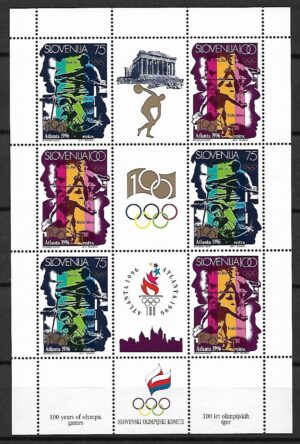 OLIMPIADA LETNIA SŁOWENIA MI.ARK.151-152**