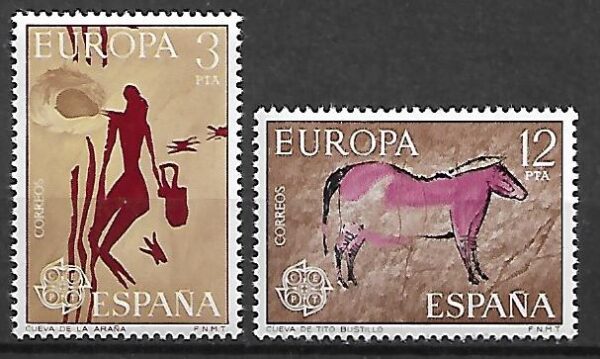 EUROPA CEPT  HISZPANIA MI.2151-2152**