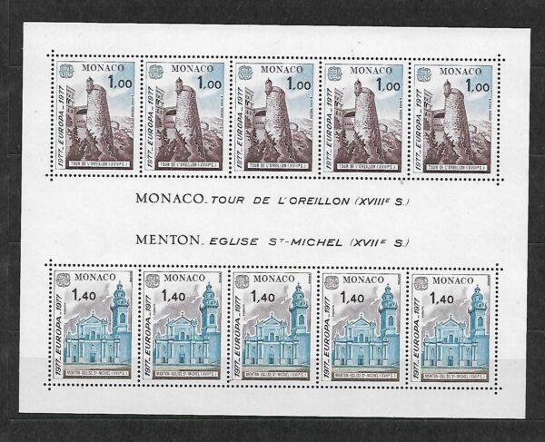 EUROPA CEPT MONAKO MI.BL.11**