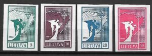 ANIOŁ ODZYSKANIE NIEPODLEGŁOŚC LITWA MI.457-460(*)